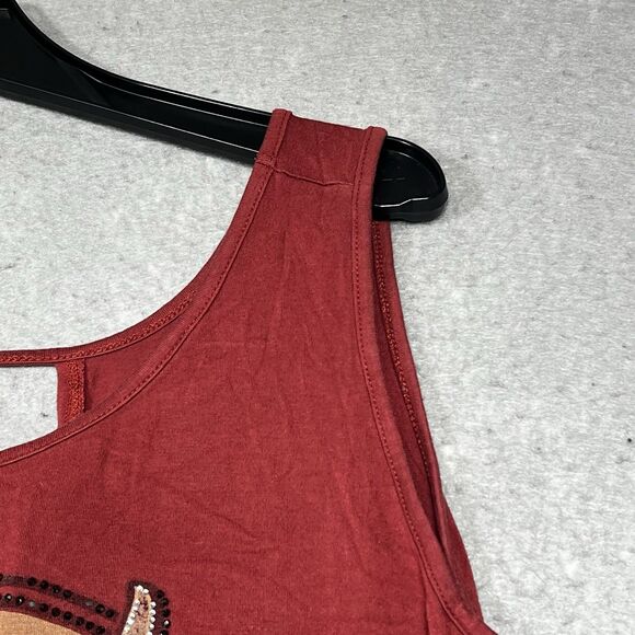 Harley Davidson Tank Top Womens Size 1XL Red Sleeveless Rayon Blend 2021 - Picture 3 of 12